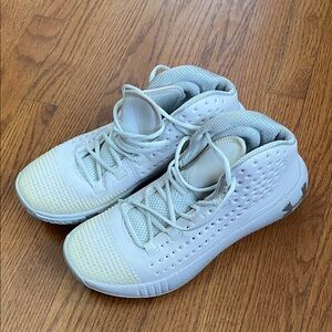 Under Armour White and Gray Sneakers